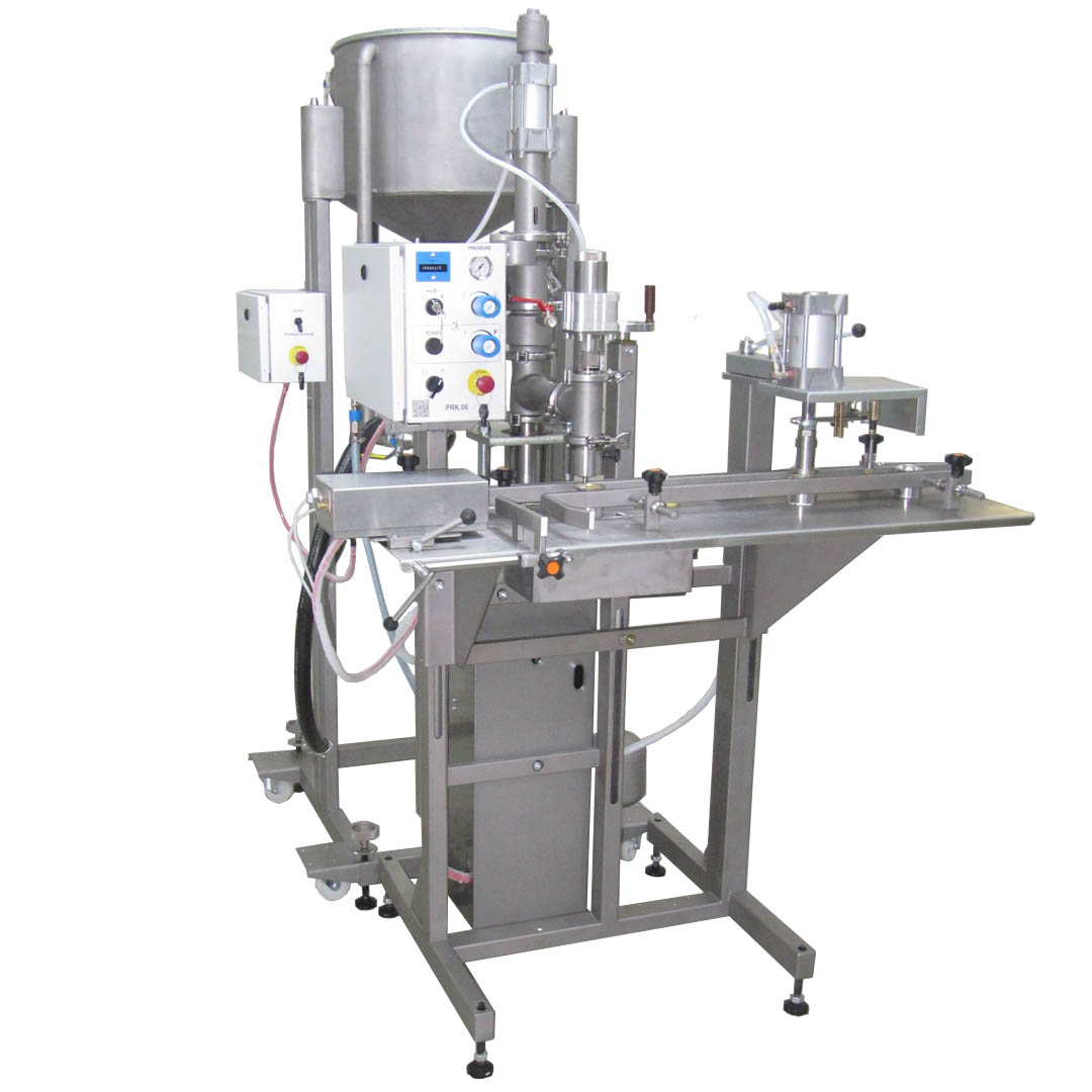 
	  PRK.06 Semi-automatic volumetric filling and capping unit for 75 mL – 1 L (2 L) tin cans
 Semi Automatic Machines, Batchers in manufacturer IRCOM-ECT. Tel: +38 (044) 351 73 97. Delivery, guarantee, best prices!, фото1