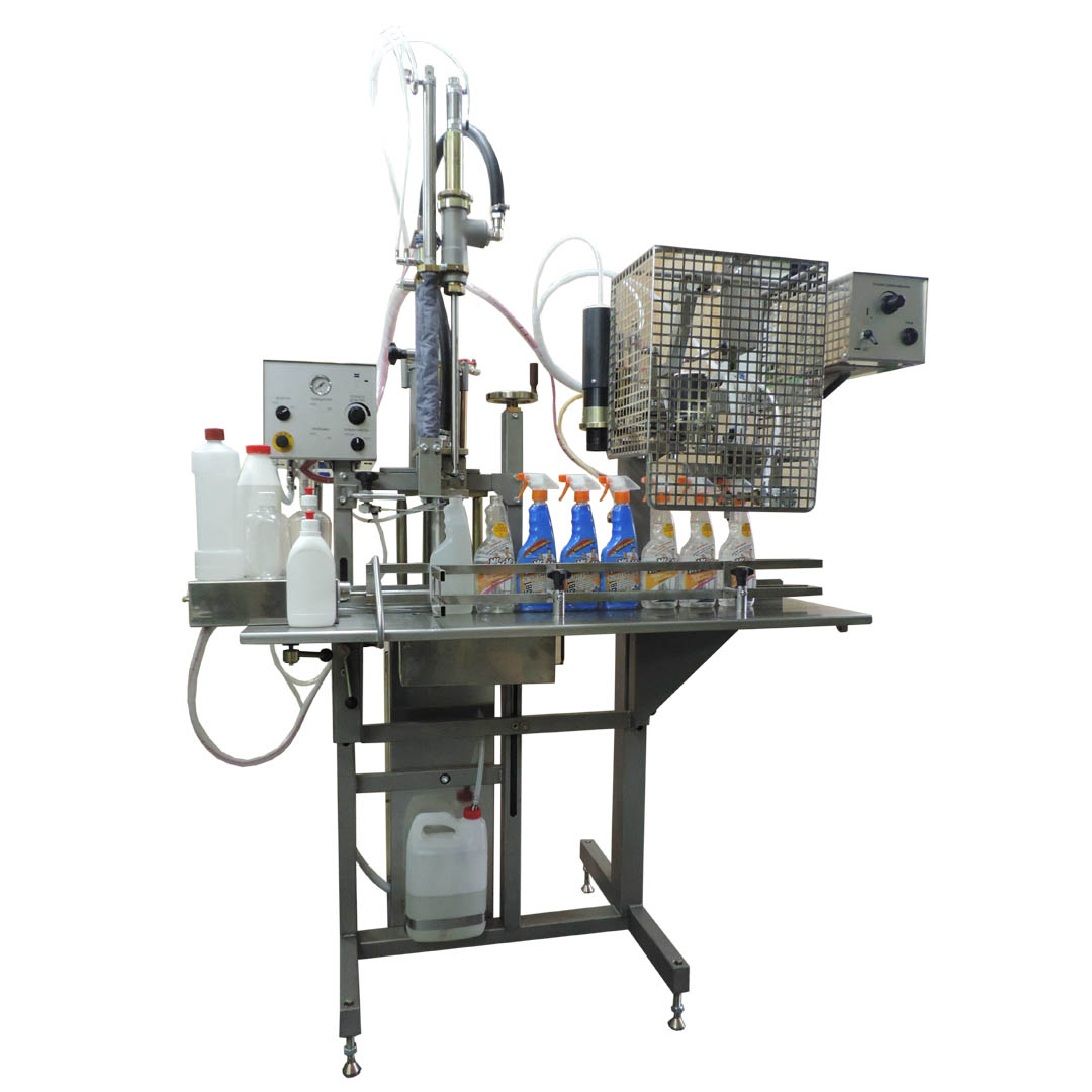 
	 PRK.06M Semi-automatic volumetric filling and screwing unit for 75 mL – 1 L (2 L) plastic containers for foaming products
 Semi Automatic Machines, Batchers in manufacturer IRCOM-ECT. Tel: +38 (044) 351 73 97. Delivery, guarantee, best prices!, фото1