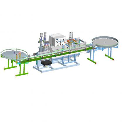 
	 LR.2M Liquid and low-viscosity product volumetric filling line for 0.25 L – 2.82 L tin cans
 Automatic Filling Lines in manufacturer IRCOM-ECT. Tel: +38 (044) 351 73 97. Delivery, guarantee, best prices!