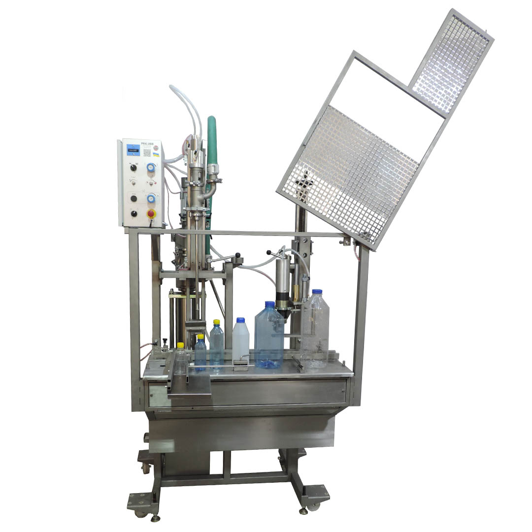 
	   PRK.U08M Semi-automatic volumetric filling and screwing unit for 0.2–5 L PET bottles
 Semi Automatic Machines, Batchers in manufacturer IRCOM-ECT. Tel: +38 (044) 351 73 97. Delivery, guarantee, best prices!, фото3