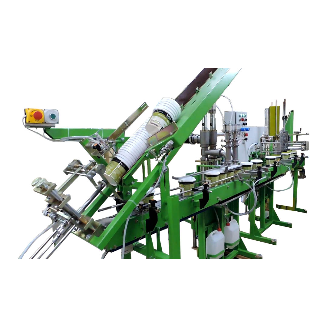 
	 LR.2 Liquid and low-viscosity product volumetric filling line for 0.28 L – 1 L plastic buckets
 Automatic Filling Lines in manufacturer IRCOM-ECT. Tel: +38 (044) 351 73 97. Delivery, guarantee, best prices!, фото1